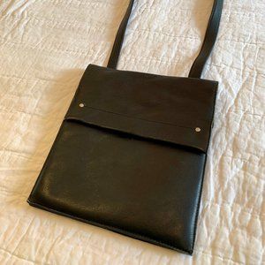 Buttery soft leather cross-body bag